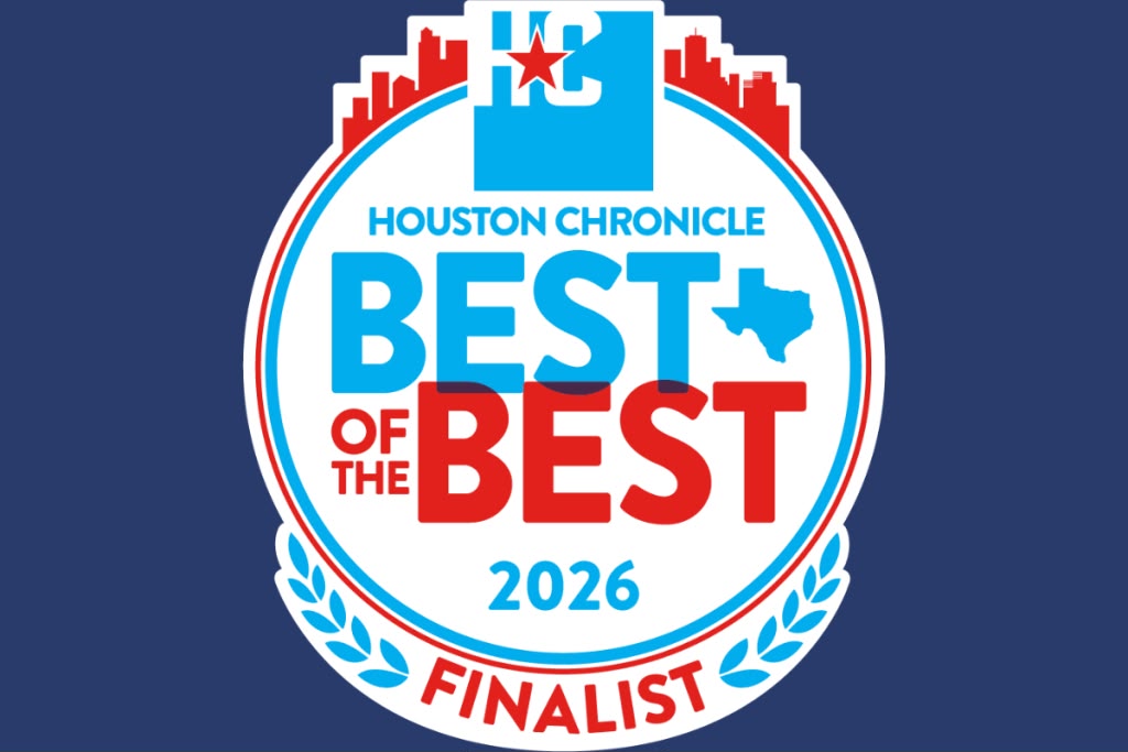 Houston Chronicle Best of the Best 2026 Top 3 Finalist badge - Great Movers Houston